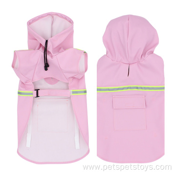 High Quality Foldable Plain Outdoor Pet Raincoat